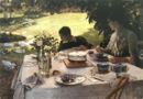 Colazione in giardino - 1884  Olio su tela, 81x117  - Pinacoteca Comunale G. De Nittis, Barletta
